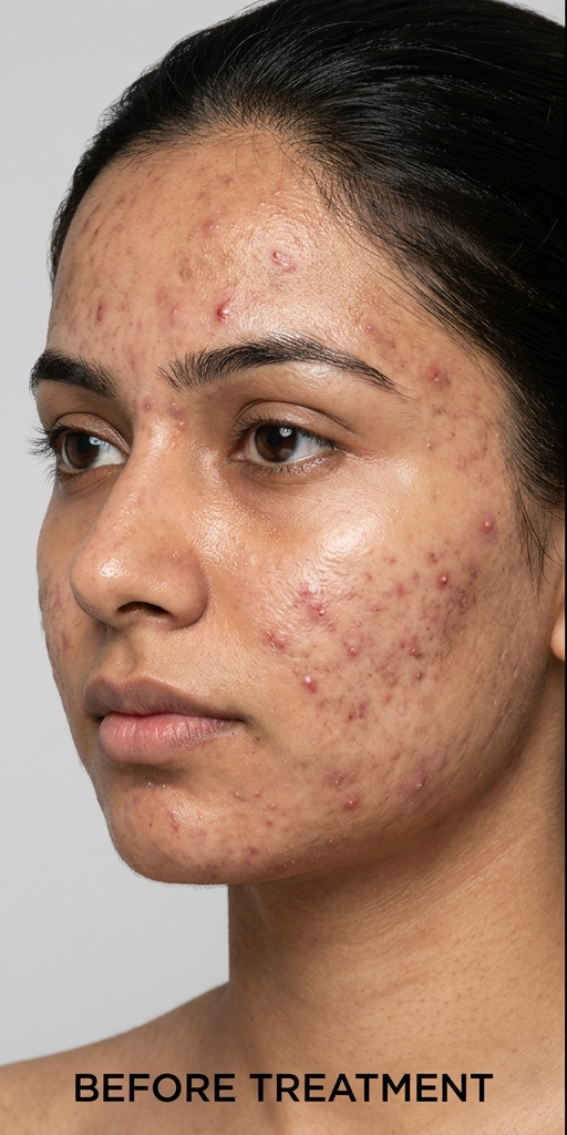 Before Acne Treatment
